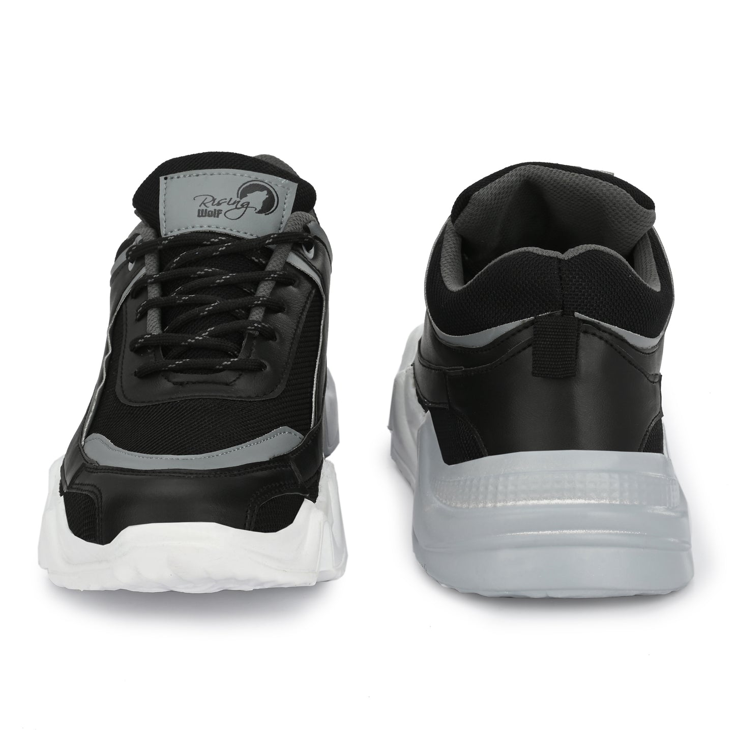 Apex Urban Chunky Sneakers – Stealth Black & Alabaster