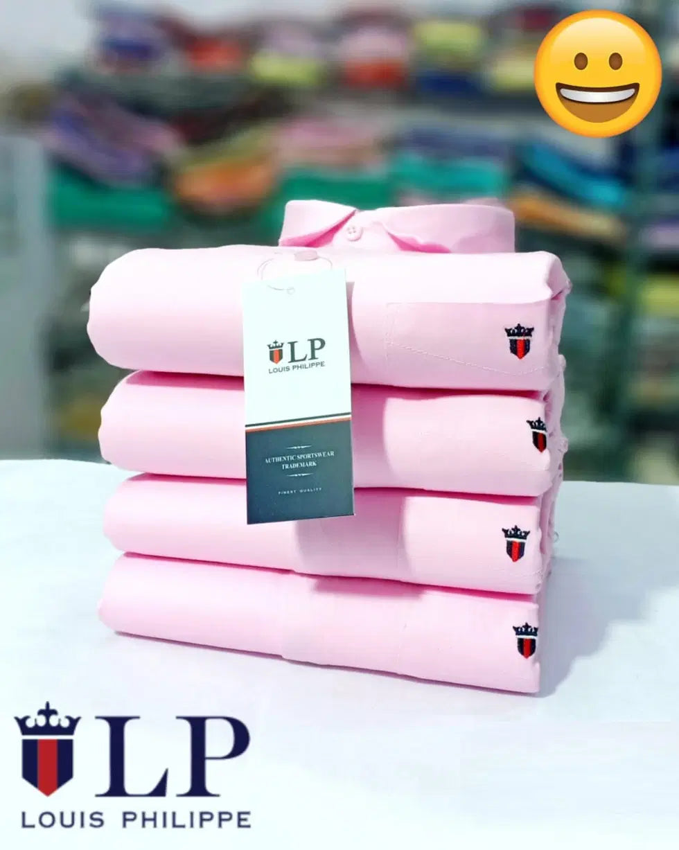 Signature Pastel Oxford Shirt (XL) – Blush Pink