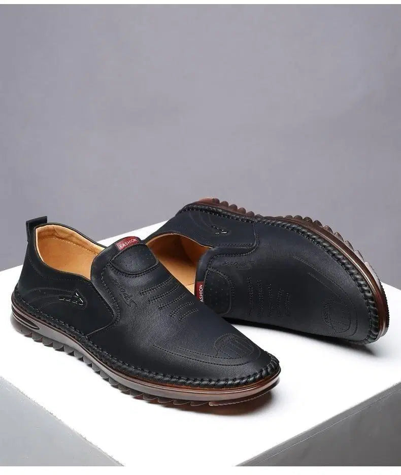 Executive Midnight Loafers – Obsidian Black