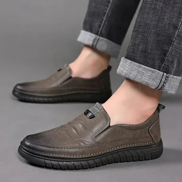 Urban Nomad Slip-On Loafers – Charcoal Earth
