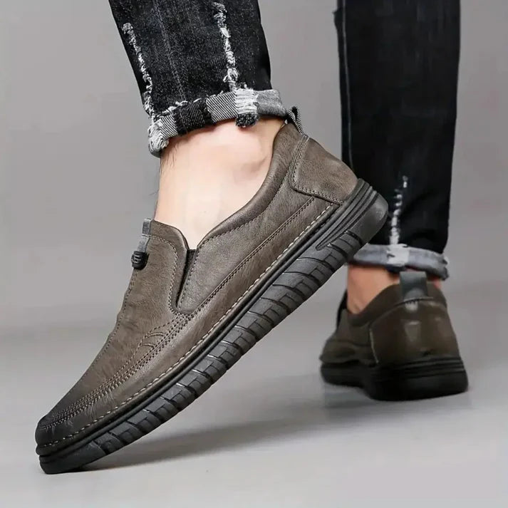 Urban Nomad Slip-On Loafers – Charcoal Earth