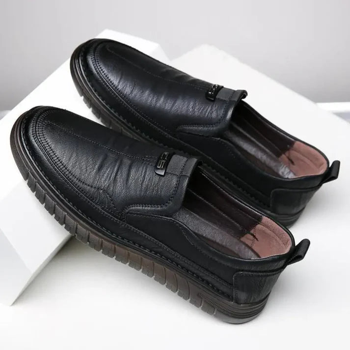 Zenith Stealth Slip-On Loafers – Matte Black