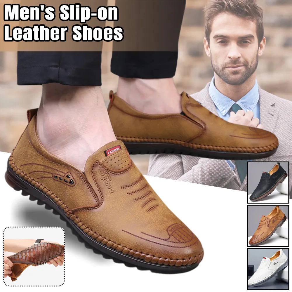 Heritage Tan Hand-Stitched Loafers – Classic Comfort