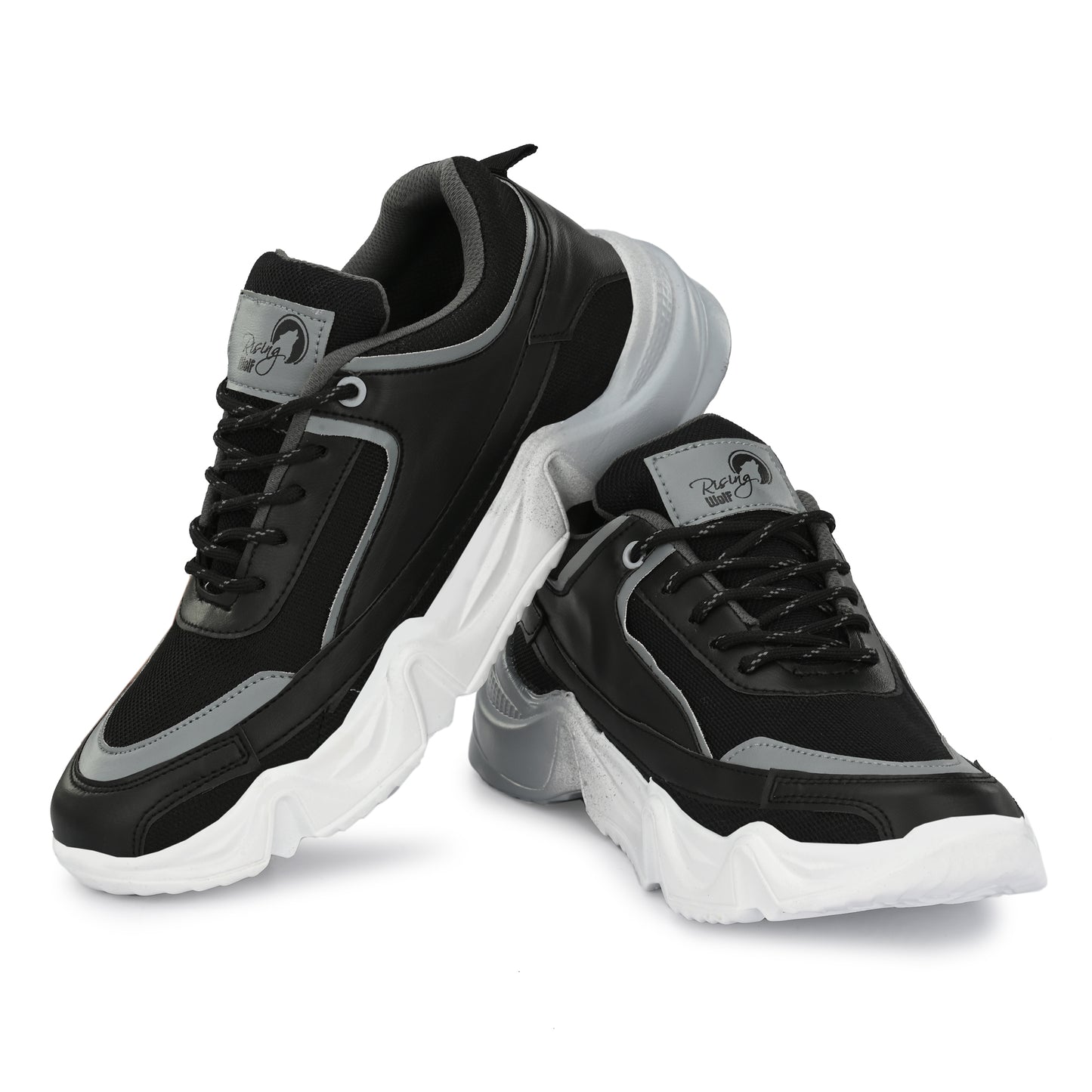 Apex Urban Chunky Sneakers – Stealth Black & Alabaster