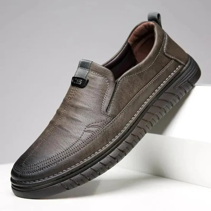 Urban Nomad Slip-On Loafers – Charcoal Earth