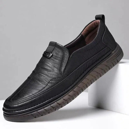 Men’s Premium Leather Slip-On Shoes – Stylish & Comfortable Everyday Wear